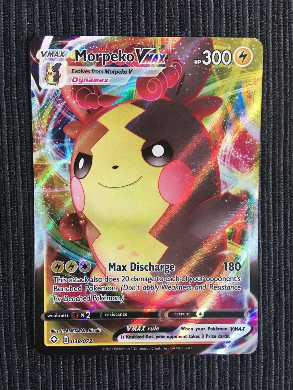 Pokémon Carte collezionabili: Pokemon Morpeko Vmax Shining Fates Englisch – Nuovo (secondo la descrizione) da Wabern venduto da Collectfun