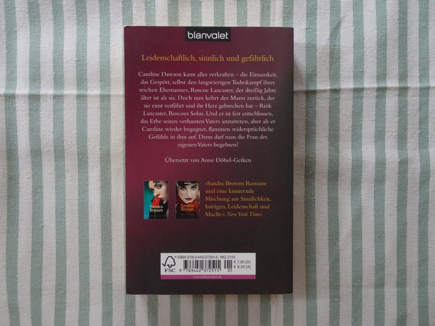 Libri: Sandra Brown - Eine sündige Nacht - B547 – Usato da Küssnacht am Rigi venduto da Bookslove-Divers 1