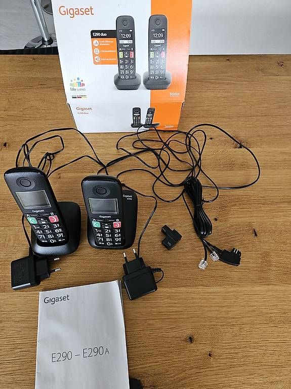 Telefoni: Gigase E290duo DECT Festnetz-Schnurlostelefon – Nuovo e nell'imballaggio originale da Scherz venduto da pac_tw6k 1
