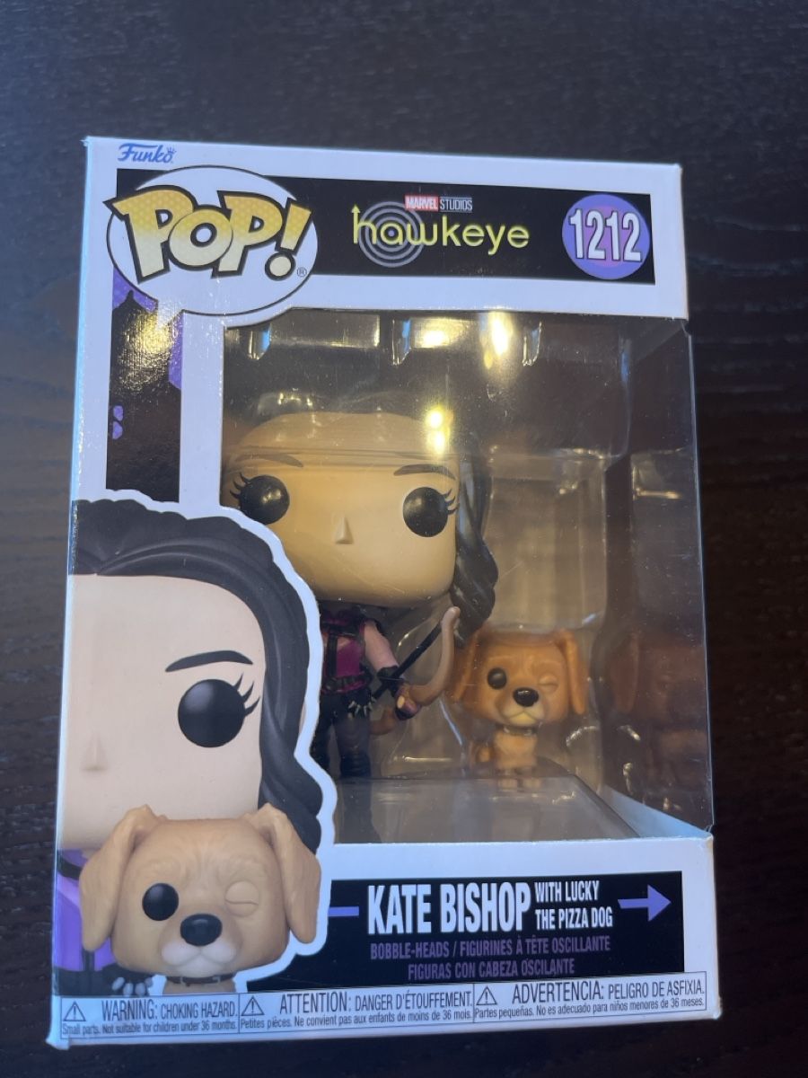 Funko Statuette: Funkopop Kate Bishop 1212 – Nuovo e nell'imballaggio originale da Einsiedeln venduto da sandramon