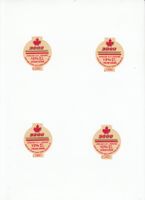Canada, Einzelstück 3000  mit Nr. 45-1 bis 45-4