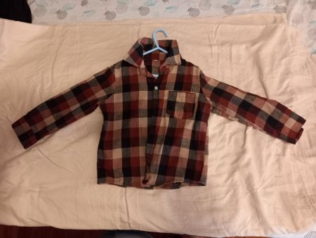 Chemise carreaux enfant taille 130