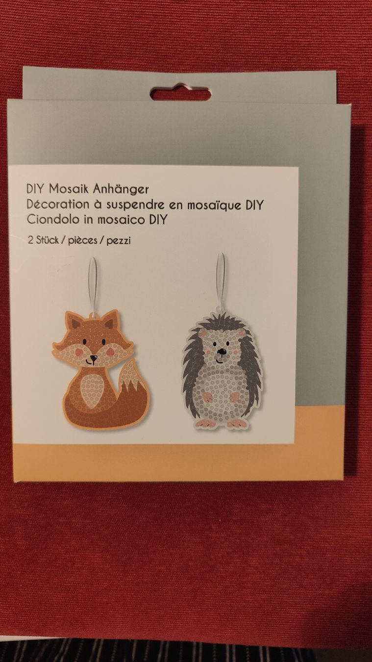 Kits de loisir créatif: Mosaik Anhänger Fuchs Igel Bastelset – D'occasion à Hinwil par her_2t5p