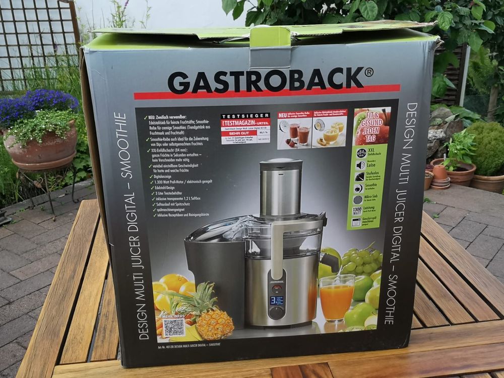 Gastroback design multi juicer digital Entsafter Kaufen auf Ricardo