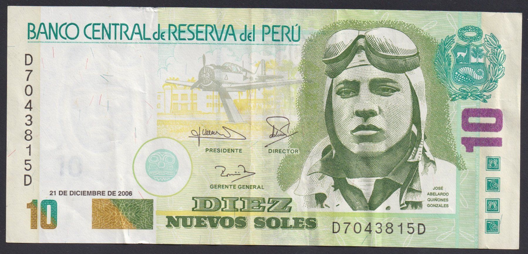 Banknoten: Peru 10 Soles 2006 – Gebraucht aus Brugg AG von banknoten_muesli