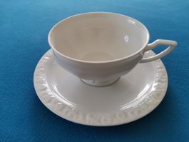 Teetasse m. Untersatz/Rosenthal-"Maria"(70er)/ >bis 12 Sets!