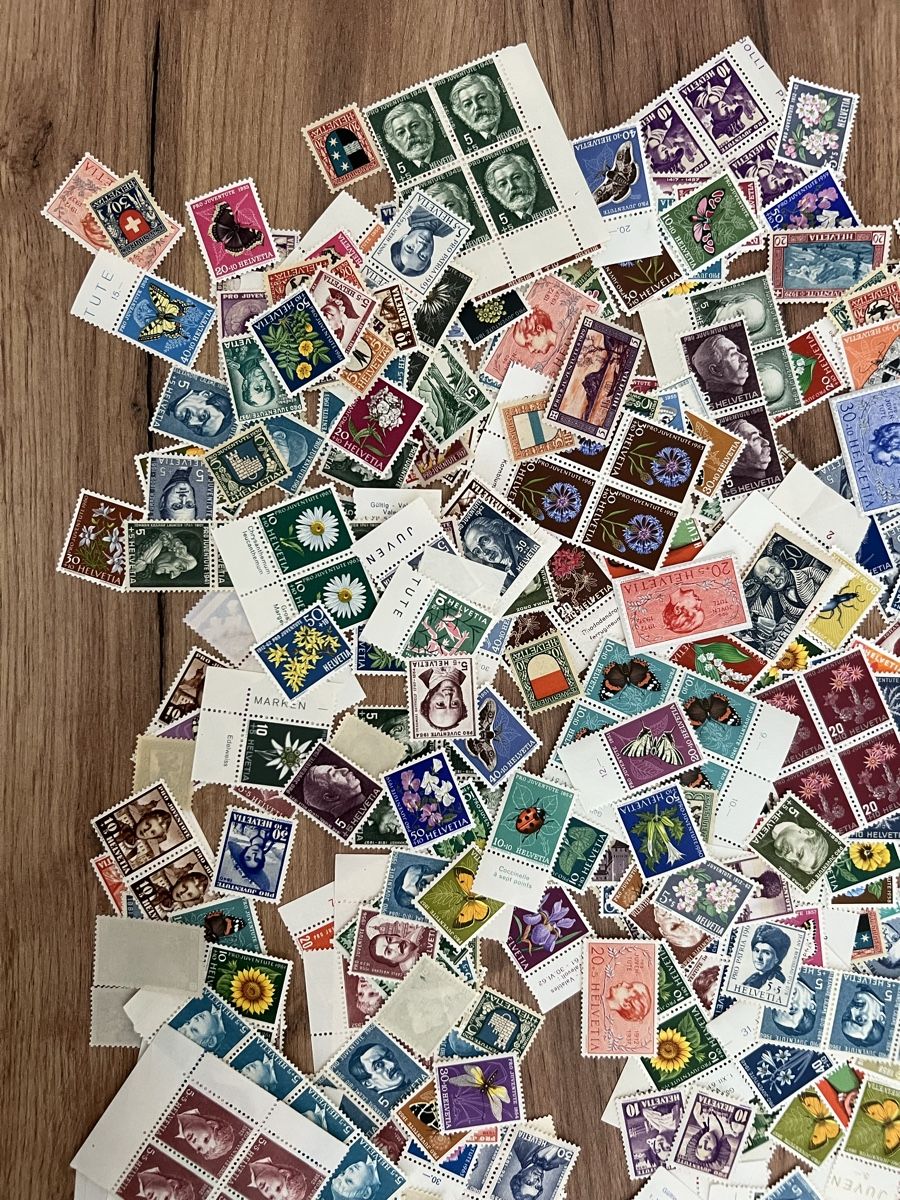 Tous les timbres: Grosser Posten postfrische Pro Juventute Marken – Neuf (Voir description) à Braunau par Desil2511 1