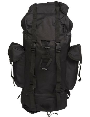 65 Liter Bundeswehr Rucksack Outdoor Trekking schwarz Neu