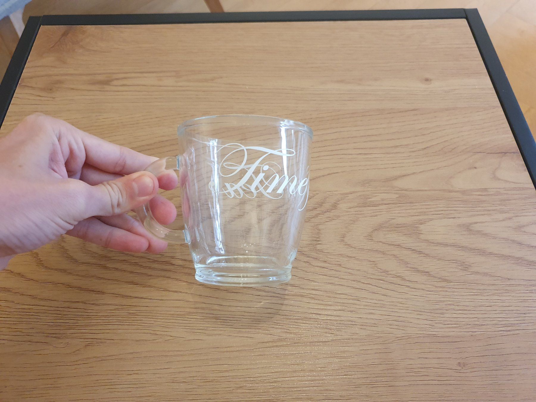 Tazze: Tasse aus Glas "Time for Tea" – Usato da Bern venduto da NilsMosi 1