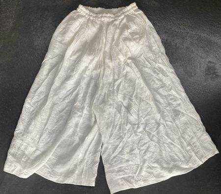 American Vintage Culottes/Hosenrock, XS/S, weiss, Sommer-Loo