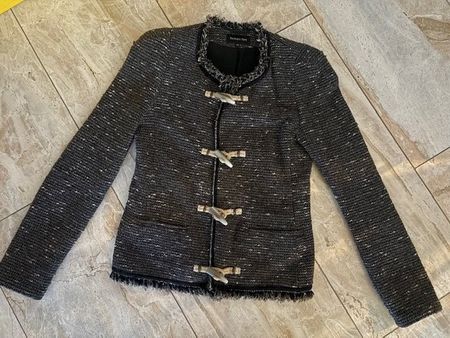 Patrizia Pepe - Tweed Blazer mit Wolle - Grösse 34/36
