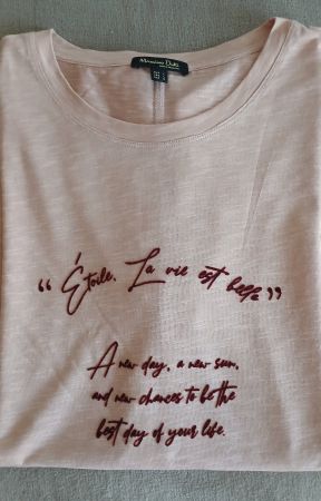NEW MASSIMO DUTTI DAMEN SHIRT GRÖSSE L