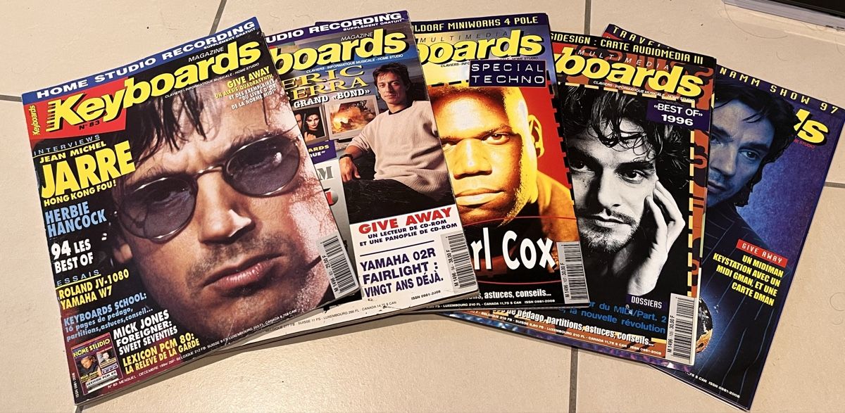 Revues & Magazines: 5x Keyboards magazine – D'occasion à La Neuveville par Oxalis-Studios