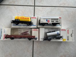 4x Marklin Guterwagen