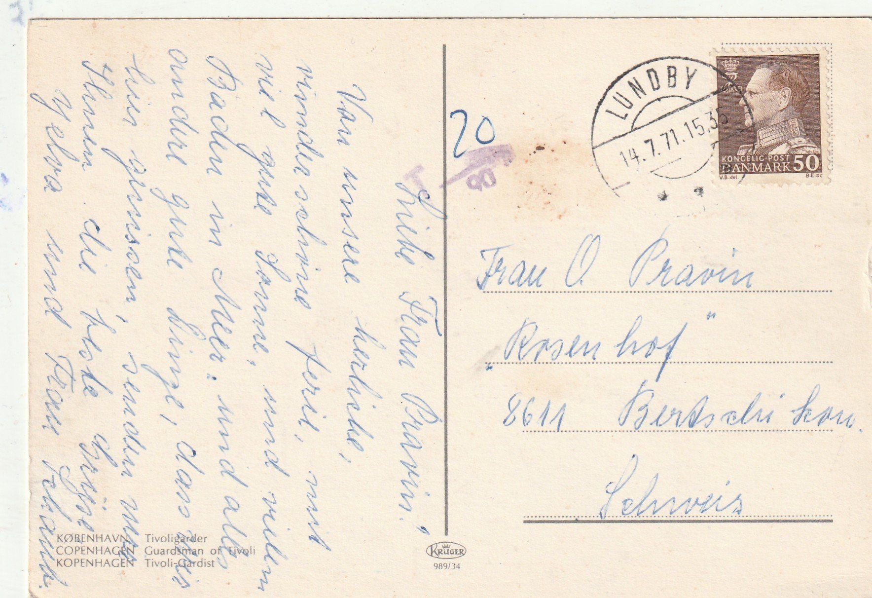 Cartoline postali: London Tromler – Usato da Lumbrein venduto da made02 1