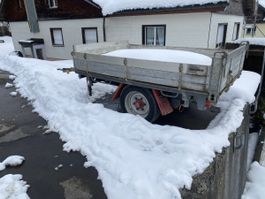 Sanchtransportanhänger- 3 Seiten Kipper Zbinden
