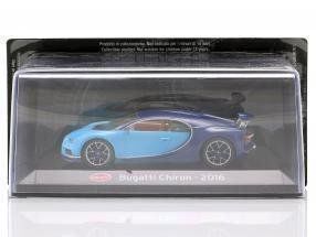 Bugatti Modellini d'auto: Bugatti Chiron seit 2016 hellblau / dunkelblau   1:43 Altaya – Nuovo e nell'imballaggio originale da Gerlafingen venduto da espero88 7