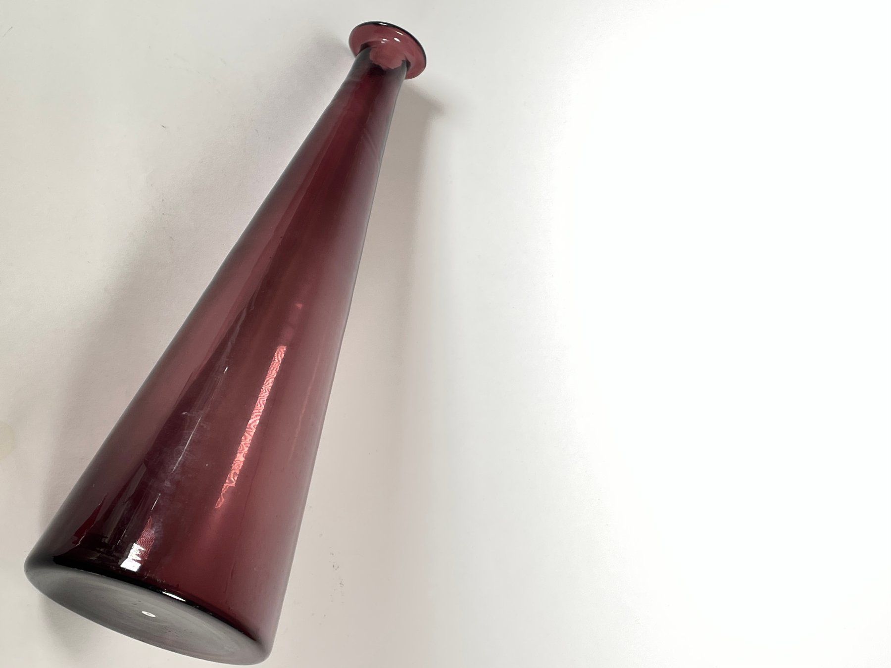 Vasen & Gefässe: Grosse modern geblasene Kunstglas-Vase – Gebraucht aus Zürich von Hedwig-steig 5