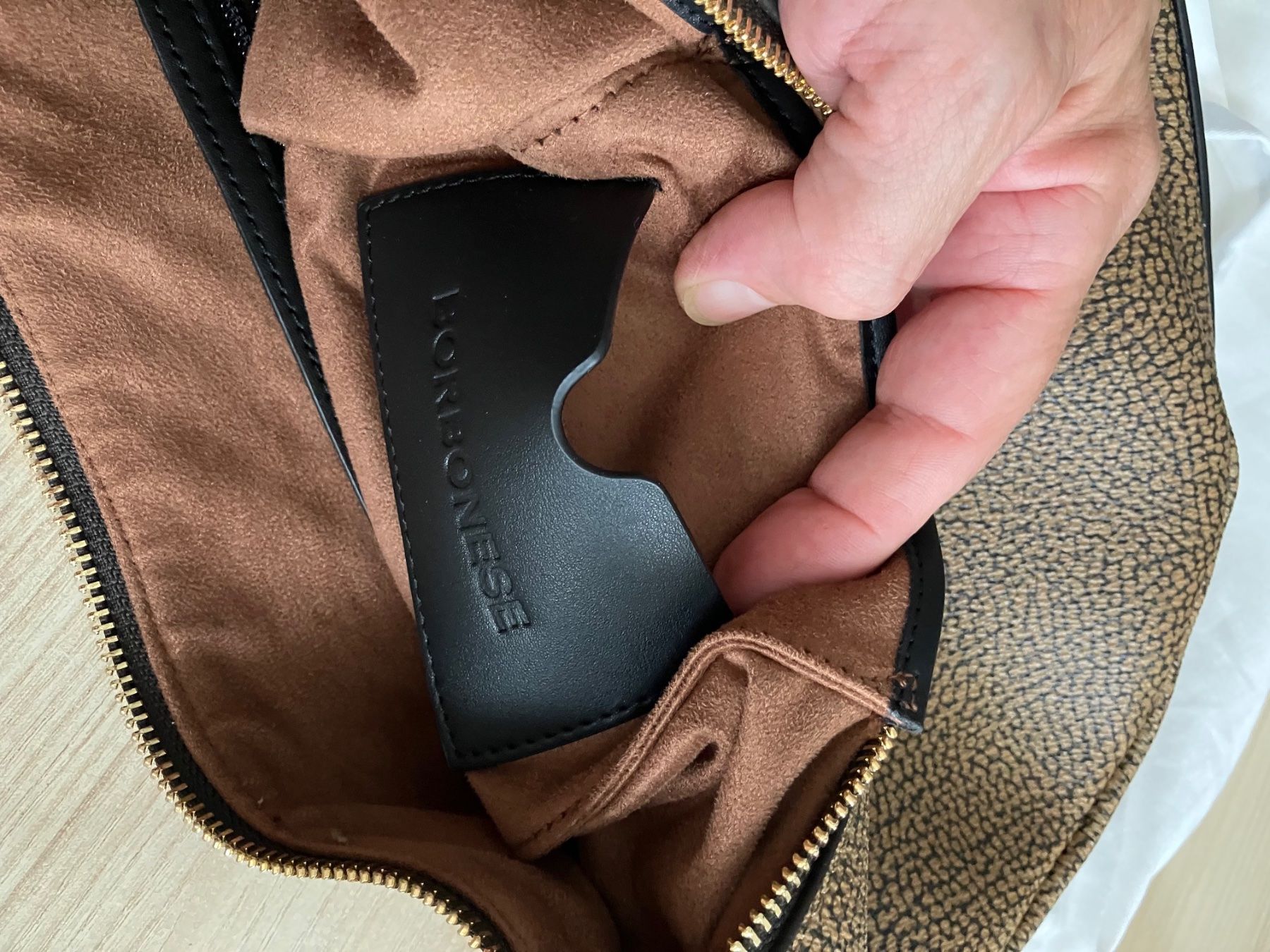 Borbonese Taschen für Damen: Borsa Borbonese- HOBO Medium OP Natural – Neu und originalverpackt aus Ligornetto von Pol63 5