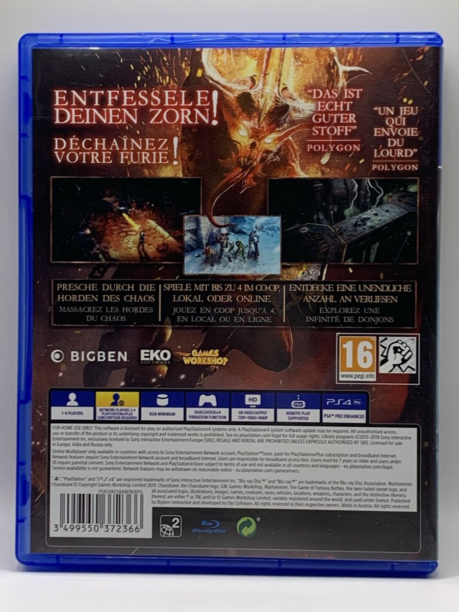 Sony Giochi: Warhammer: Chaosbane - PS4 – Usato da Ostermundigen venduto da RG-Collector 1