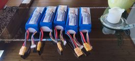 3 Stk. Turnigy LiPo Akkus 5.0 5000mAh 6S - Gebraucht