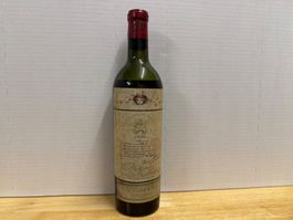 1 Flasche Chateau Mouton Rothschild 1952 Bordeaux RAR...