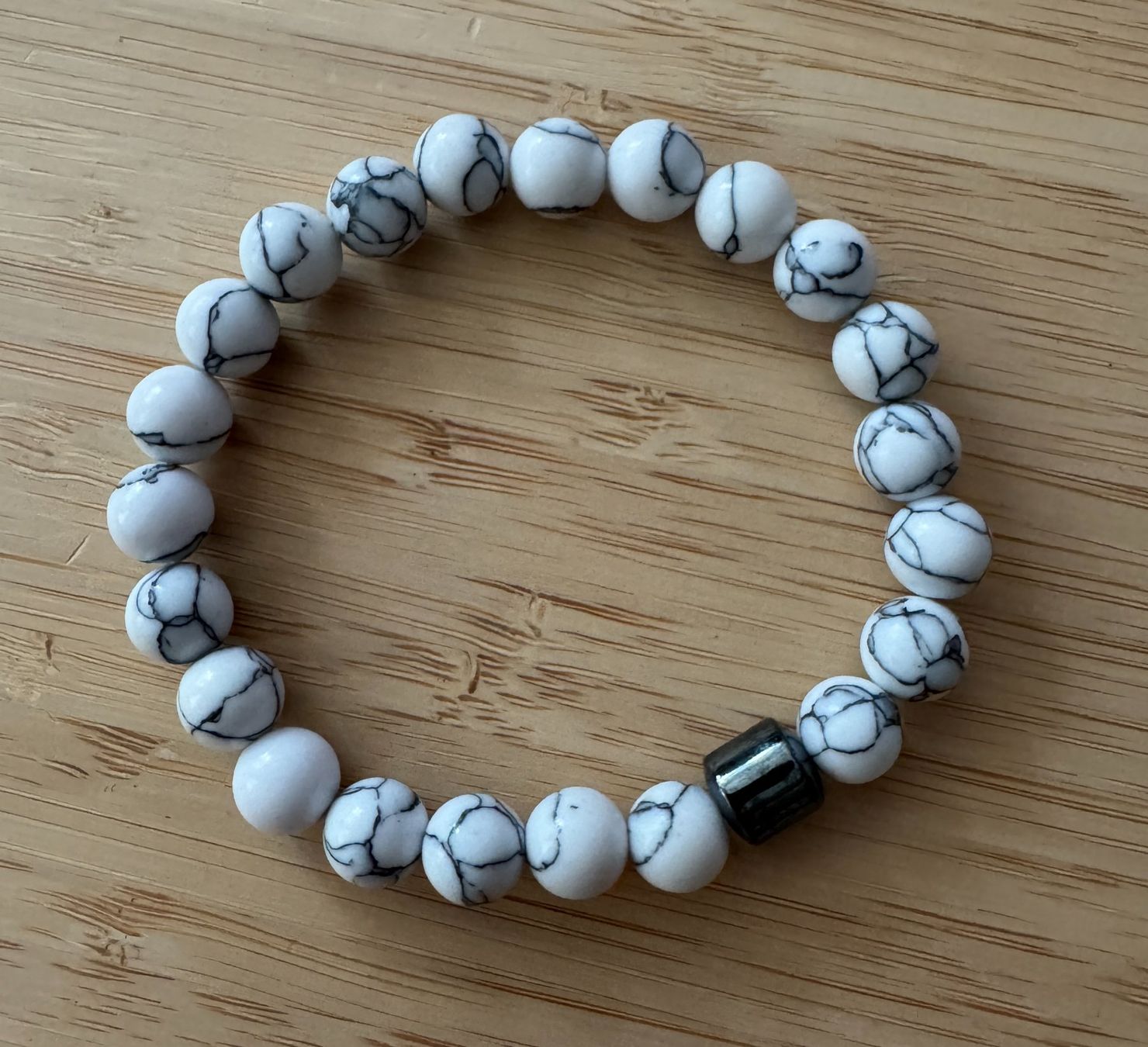 Bracciali & Braccialetti: Perlenarmband, Armband, weiss, bracelet, white – Nuovo e nell'imballaggio originale da Winterthur venduto da YaV 1