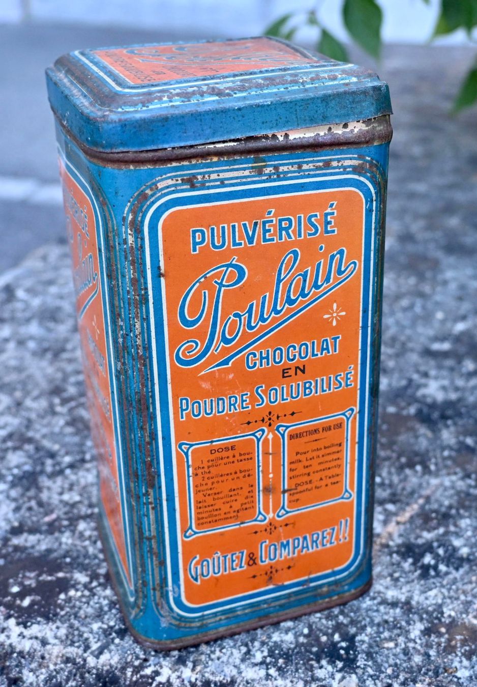 Dosen: Vintage BLECHDOSE Chocolat Poulain 1 KILO – Gebraucht aus Pfaffhausen von mono_rec 3