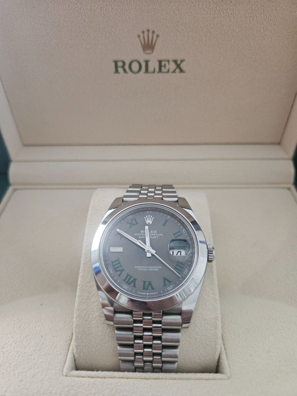 Rolex Montres: Rolex Datejust Wimbledon 41 - 126300 – D'occasion à Horgen par icardo1950 2