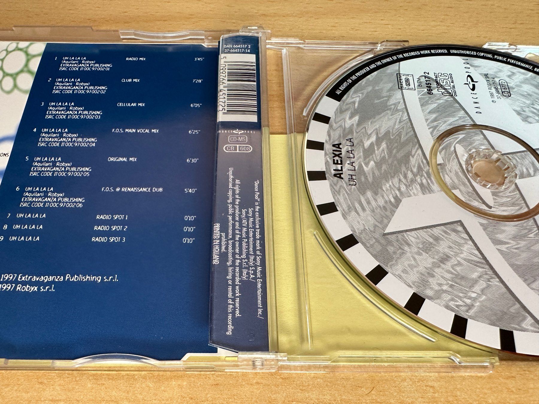 CD: Alexia – Uh La La La - Single CD – Usato da Rikon im Tösstal venduto da Alpenmutz 1