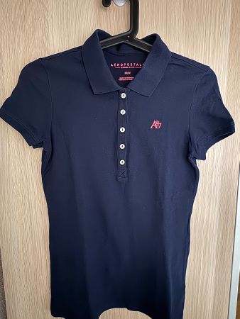 Poloshirt Aeropostale dunkelblau Grösse M/M guter Zustand