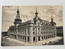 Alte Ansichtskarte Bern, Postgebäude, gestempelt 1906