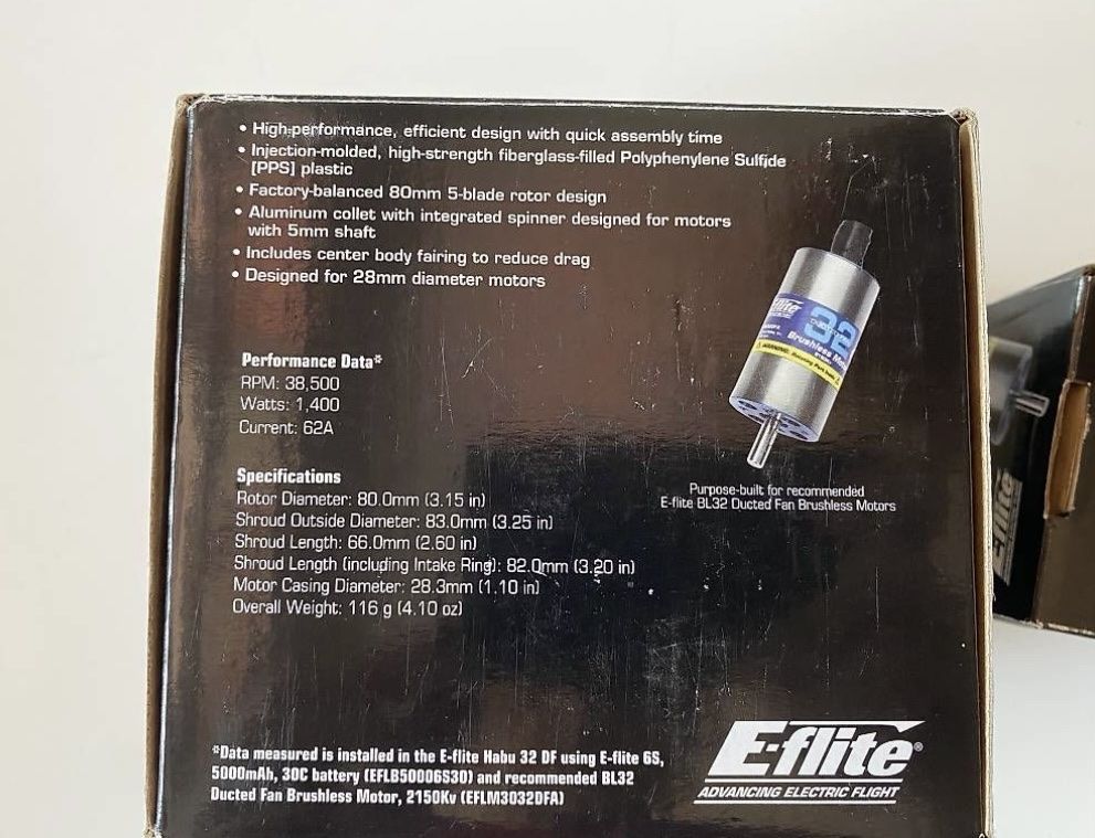 E-Flite Motoren: E-Flite 32 DeltaV Impeller DucatedFan – Neu und originalverpackt aus Bern von sividigis 2