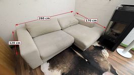 Lounge Sofa beige