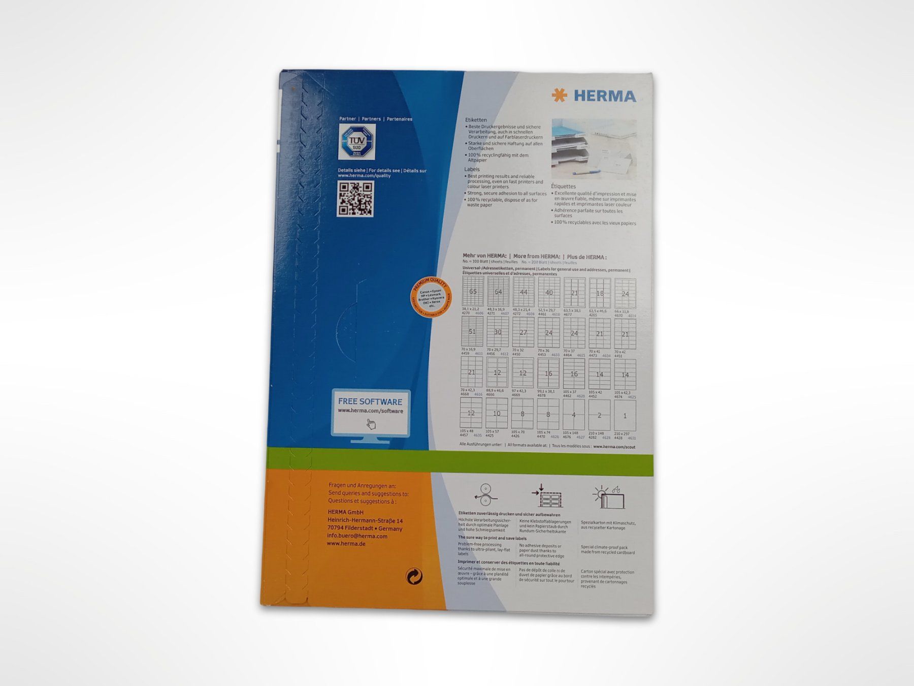 Sticker: HERMA Etiketten Nr. 4265 – Nuovo (secondo la descrizione) da Suhr venduto da Restwert_Suhr 2