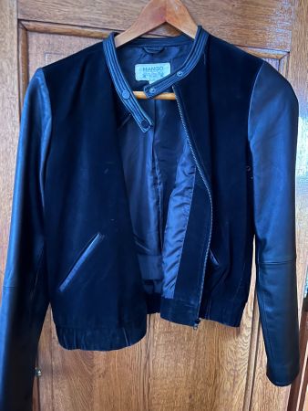 Blouson cuir M Mango