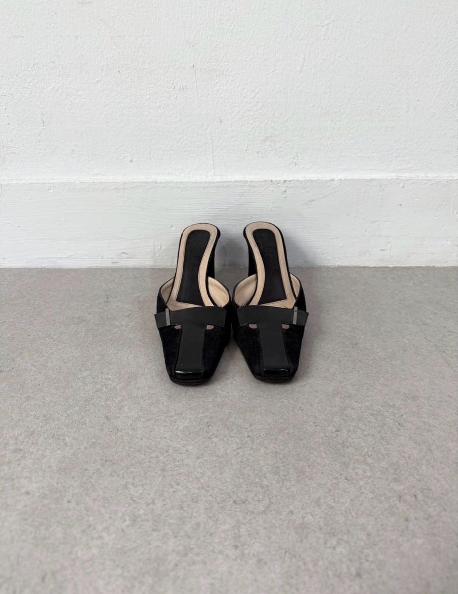 Gucci Damenschuhe: Gucci 2000s Suede Leather Mules – Gebraucht aus Zürich von redcoatcuntmovie 1