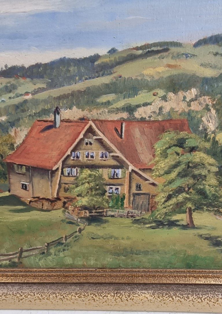 Dipinti: Gemälde aus dem Rheintal 1946 – Usato da Flums venduto da Flumsantik 1