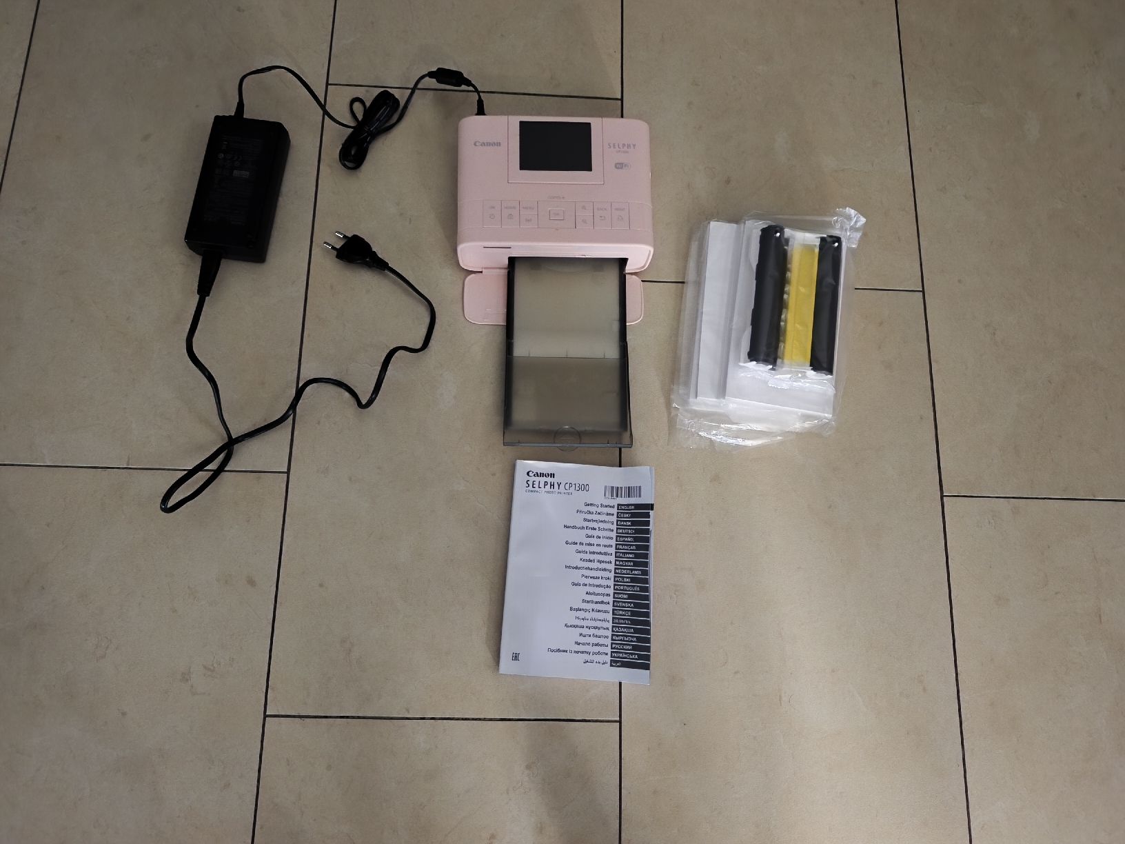 Canon Drucker: Canon SELPHY CP1300 pink compact photo printer – Gebraucht aus Lostorf von Mschnee