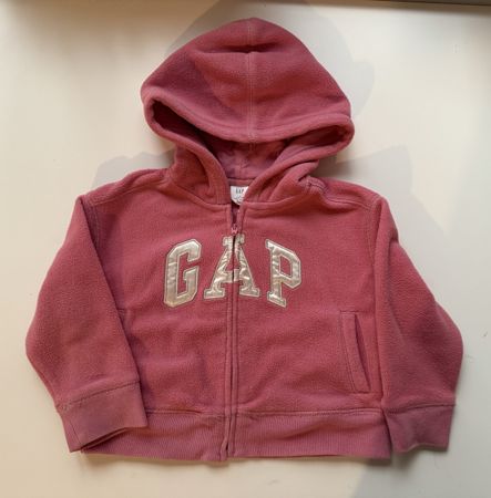Kuschelige GAP Fleece-Kapuzenjacke, Gr. 2 Jahre