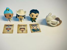 4 x One Piece Figuren Set. Kinder Joy