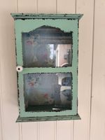 Vintage Wandschränkchen Minzgrün (Shabby Chic)