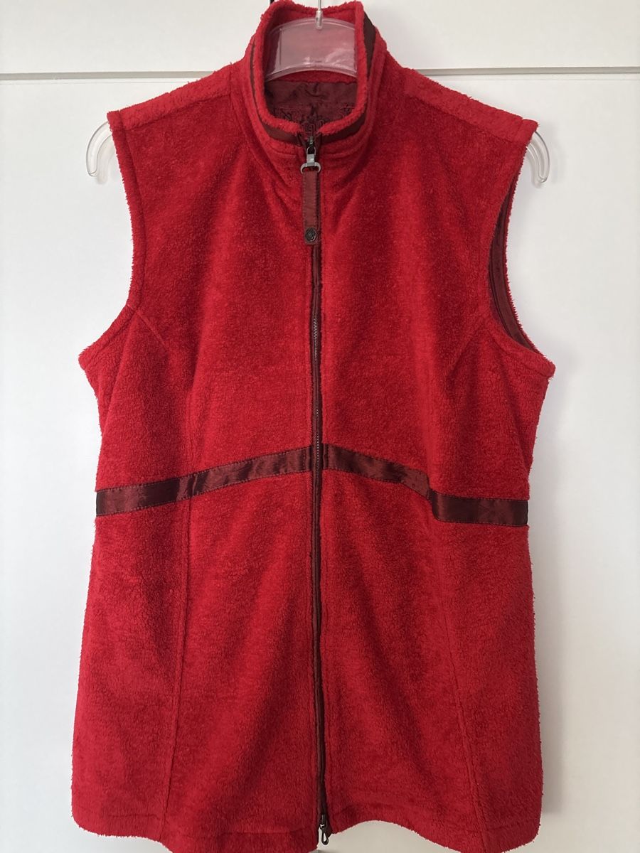 Nile Gilet & Giacche senza maniche: Rote Fleece-Weste von Nile! – Usato da langenthal venduto da rundholz7