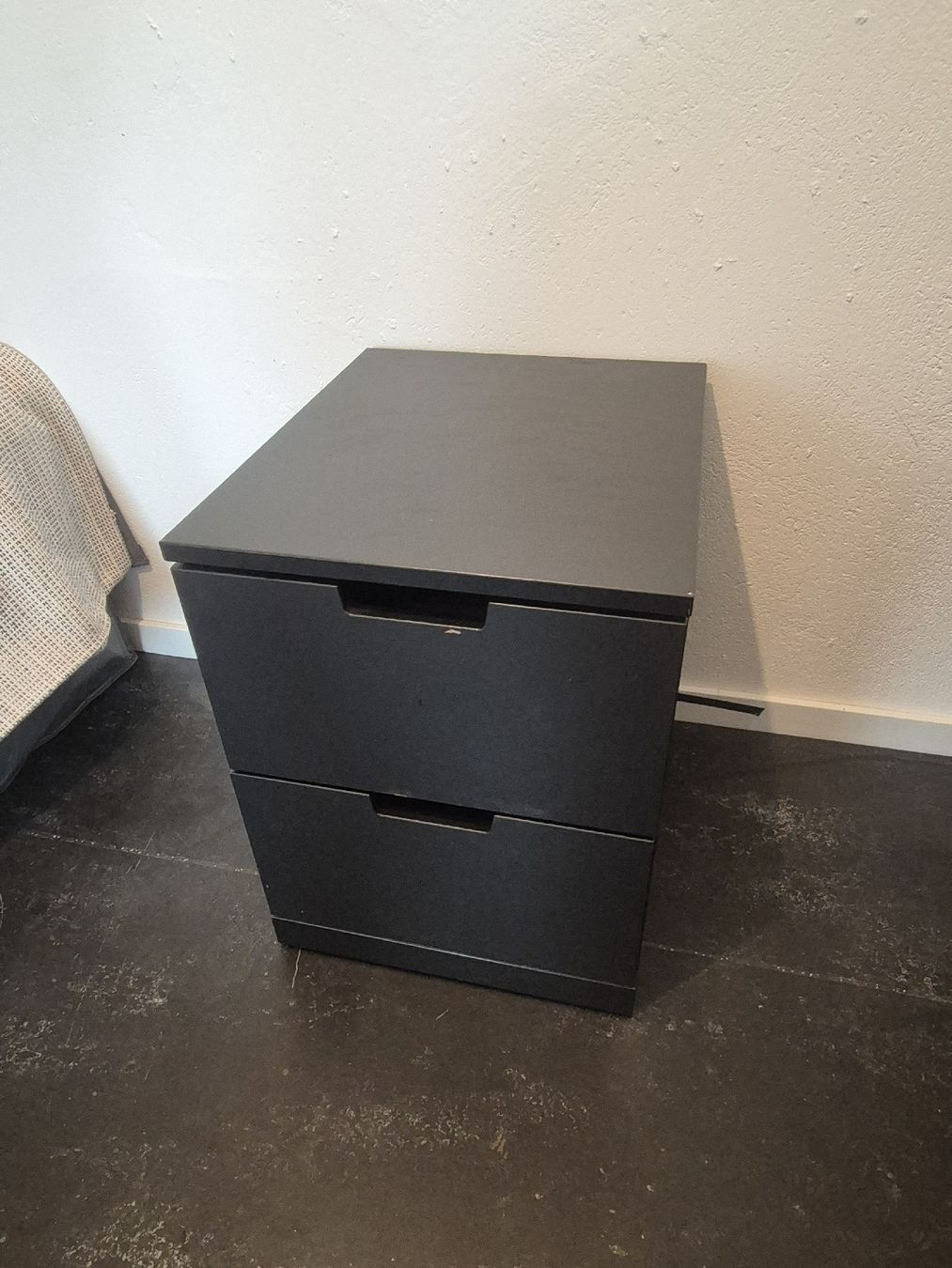 Ikea Cassettiere:  NORDLI Kommode mit 2 Schubladen, anthrazit – Usato da Baden venduto da midewe 1