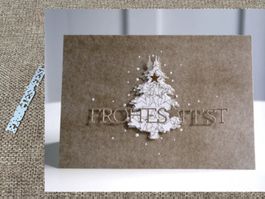 Stanzschablone Nr.R15, Schrift, Frohes Fest(Sizzix geeignet)