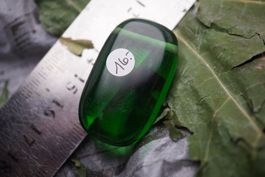 Andara Obsidian Grün  Gelocht     –Lot Adlun-