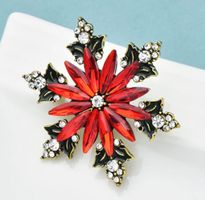 Brosche Weihnachtsblume