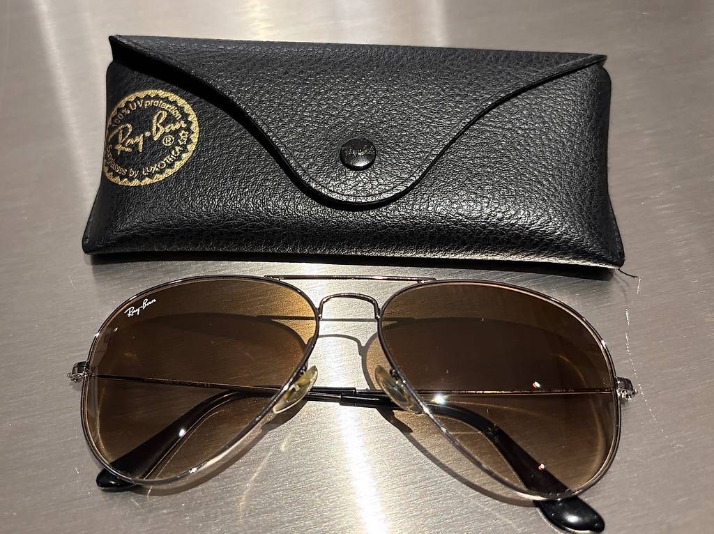 Ray-Ban Occhiali & Lenti: Original RayBan Aviator Large Metal 58/14 – Usato da Winterthur venduto da eunusa 1