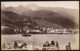 Fotografie Montreux-Clarens, Blick zum O
