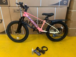 20 Zoll Mountainbike Rahmen Aluminium Magnesium PINK BEIGE
